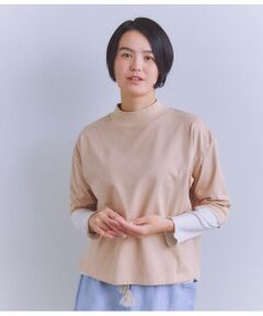 tシャツ 「LOTAS」Round Body Fraise ５分袖ボートネックプルオーバー レディース SIPULI｜[LOTUS]Round Body Fraise 5分袖ボートネックプル