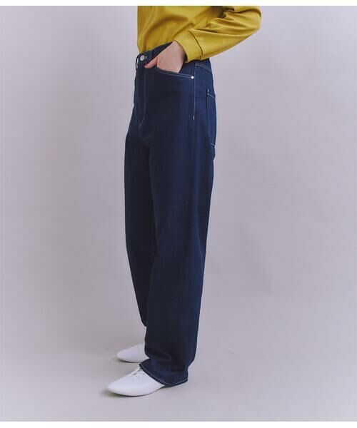 SIPULI / シプリ デニムパンツ | Organic Cotton Denim ジャストウエストパンツ | 詳細2