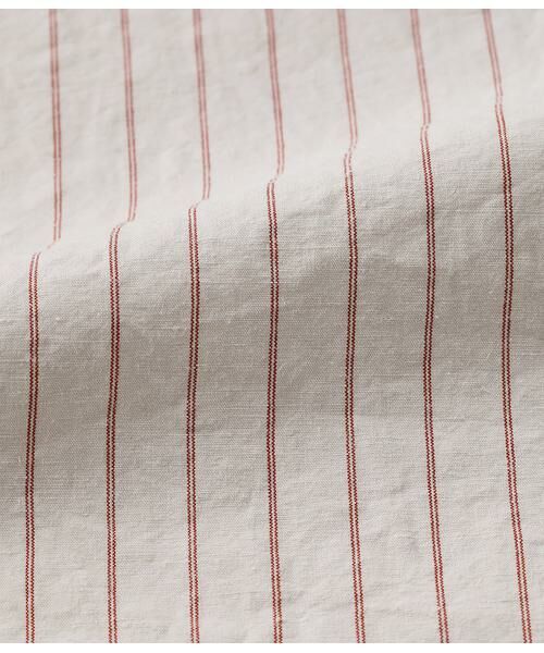 SIPULI / シプリ ミニ丈・ひざ丈ワンピース | Cotton Linen Double Stripe ポケットロングシャツドレス | 詳細11