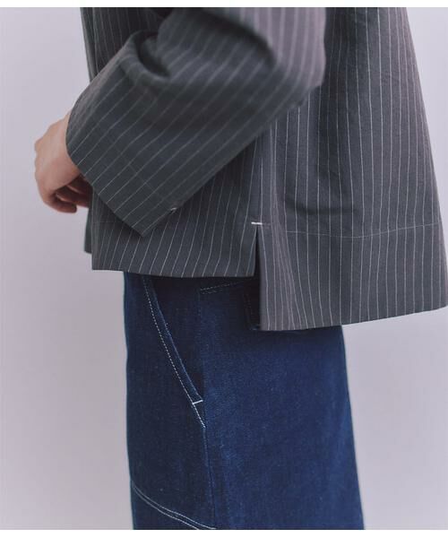 SIPULI / シプリ シャツ・ブラウス | Cotton Linen Pin Stripe ガゼット付ブラウス | 詳細5