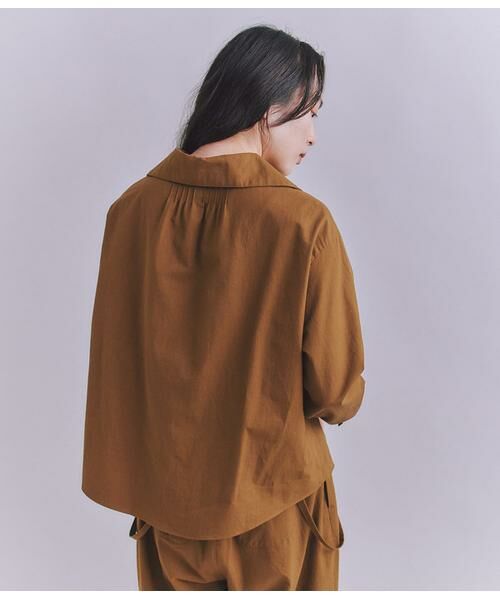 SIPULI / シプリ シャツ・ブラウス | High Density Twill セーラーピンタックブラウス | 詳細2