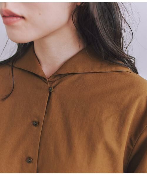 SIPULI / シプリ シャツ・ブラウス | High Density Twill セーラーピンタックブラウス | 詳細3