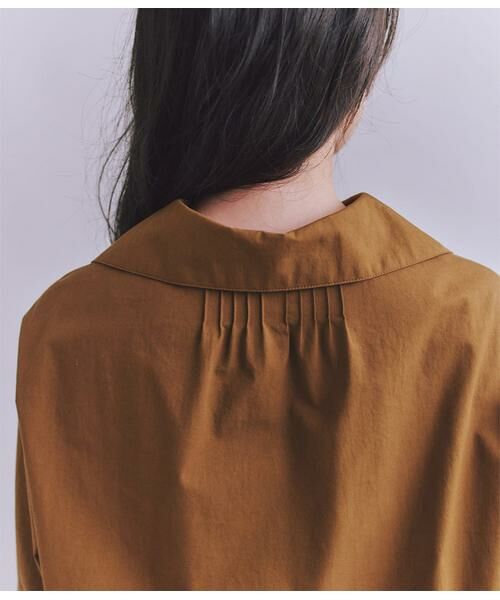 SIPULI / シプリ シャツ・ブラウス | High Density Twill セーラーピンタックブラウス | 詳細5