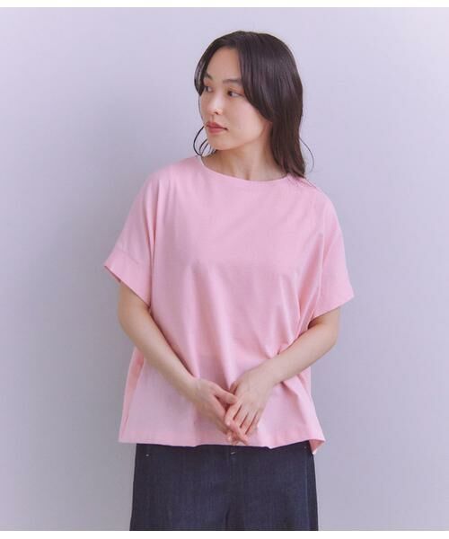 SIPULI/シプリ Pique Sucker Jersey ボリュームプルオーバー ピンク 2