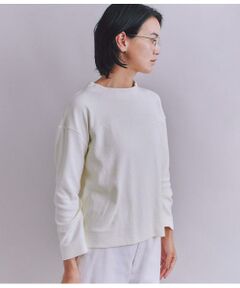 SIPULI / シプリ カットソー | Crepe Double Face Knit 切替えボトルネックプルオーバー