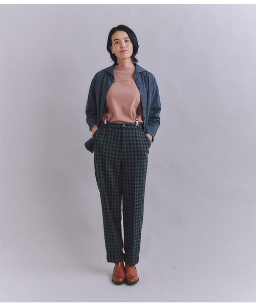 SIPULI / シプリ カットソー | Crepe Double Face Knit 切替えボトルネックプルオーバー | 詳細19