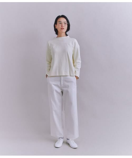 SIPULI / シプリ カットソー | Crepe Double Face Knit 切替えボトルネックプルオーバー | 詳細7