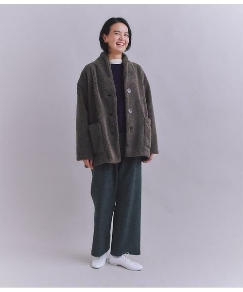 SIPULI / シプリ カットソー | ［LOTUS］Urtla High Gauge Rib 6分袖 ボートネックプルオーバー | 詳細10