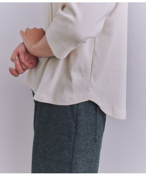 SIPULI / シプリ カットソー | ［LOTUS］Urtla High Gauge Rib 6分袖 ボートネックプルオーバー | 詳細5