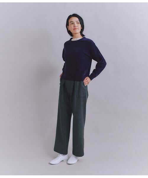 SIPULI / シプリ カットソー | ［LOTUS］Urtla High Gauge Rib 6分袖 ボートネックプルオーバー | 詳細9