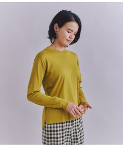 SIPULI / シプリ カットソー | ［LOTUS］Urtla High Gauge Rib クロスネックプルオーバー