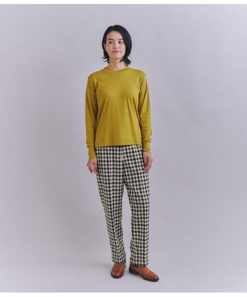 SIPULI / シプリ カットソー | ［LOTUS］Urtla High Gauge Rib クロスネックプルオーバー | 詳細12