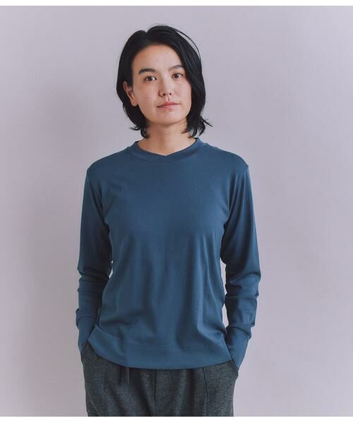 SIPULI / シプリ カットソー | ［LOTUS］Urtla High Gauge Rib クロスネックプルオーバー | 詳細18