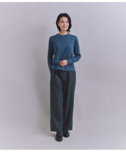 SIPULI / シプリ カットソー | ［LOTUS］Urtla High Gauge Rib クロスネックプルオーバー | 詳細19