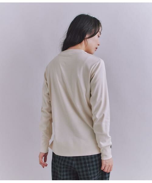 SIPULI / シプリ カットソー | ［LOTUS］Urtla High Gauge Rib クロスネックプルオーバー | 詳細3