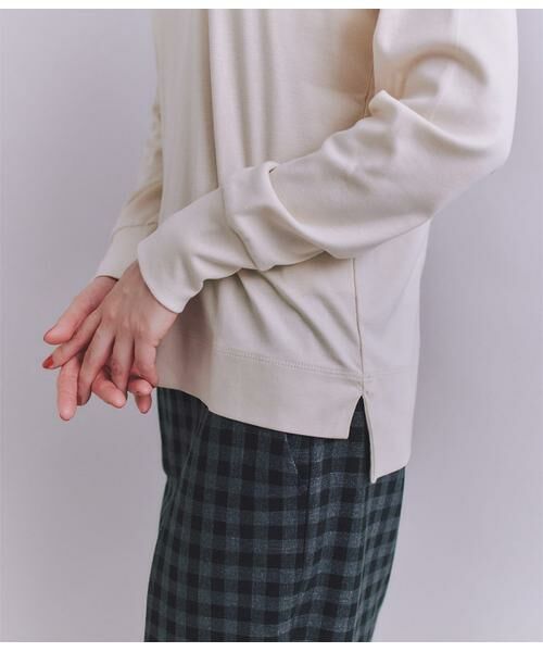 SIPULI / シプリ カットソー | ［LOTUS］Urtla High Gauge Rib クロスネックプルオーバー | 詳細5