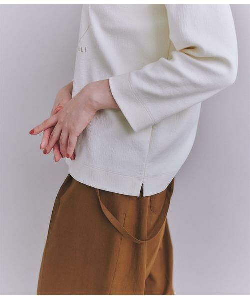 SIPULI / シプリ カットソー | Crepe Double Face Knit SIPULI刺繍プルオーバー | 詳細6