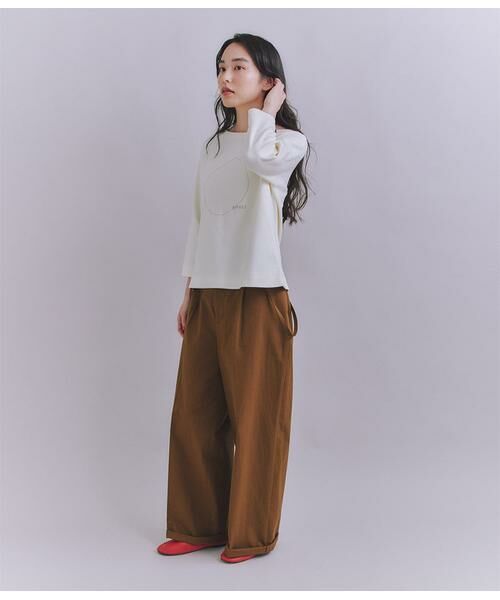 SIPULI / シプリ カットソー | Crepe Double Face Knit SIPULI刺繍プルオーバー | 詳細9