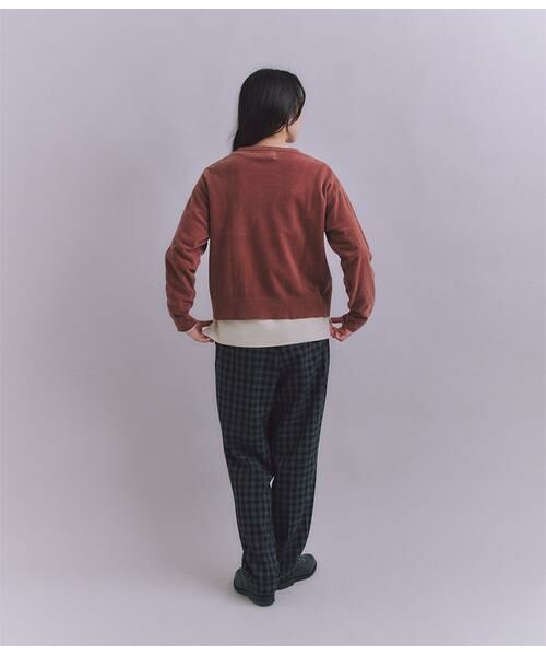 SIPULI / シプリ チノ・ワークパンツ | Woolish Block Check ダブルテーパードパンツ | 詳細14