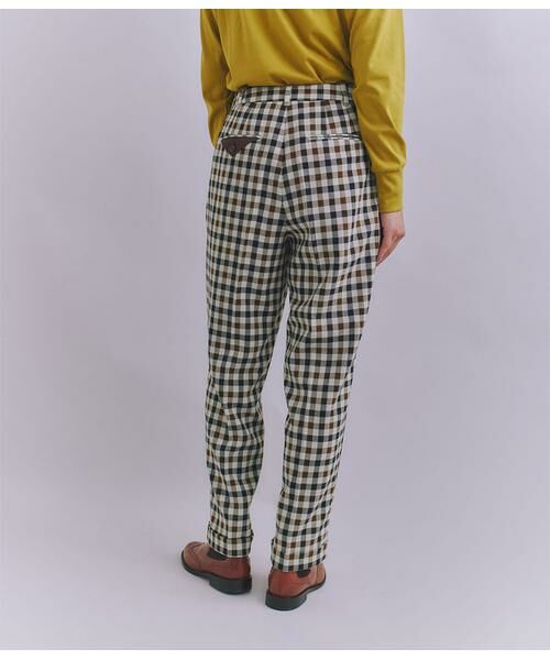 SIPULI / シプリ チノ・ワークパンツ | Woolish Block Check ダブルテーパードパンツ | 詳細3