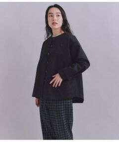SIPULI / シプリ その他アウター | Coated Cotton Poly Twill ヘンリーハーフコート