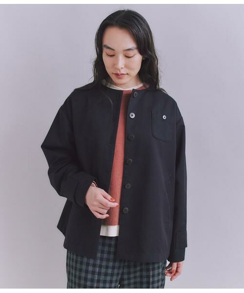 SIPULI / シプリ その他アウター | Coated Cotton Poly Twill ヘンリーハーフコート | 詳細11