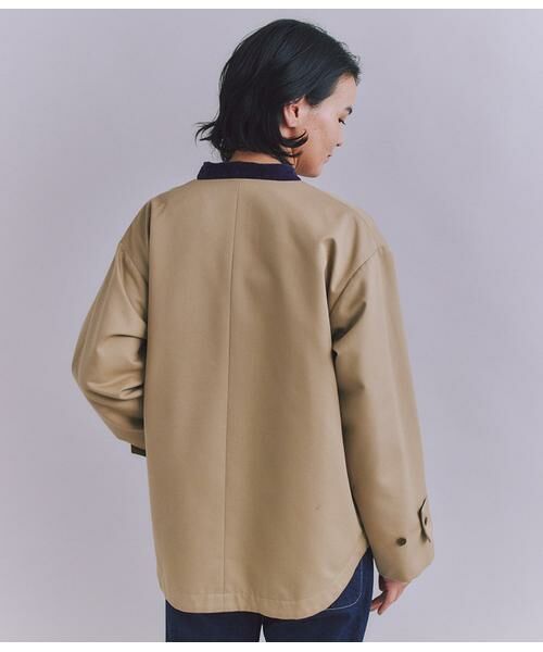 SIPULI / シプリ その他アウター | Coated Cotton Poly Twill ヘンリーハーフコート | 詳細3