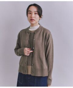 SIPULI / シプリ カーディガン・ボレロ | Organic Cotton Blend Plating ニットブルゾン