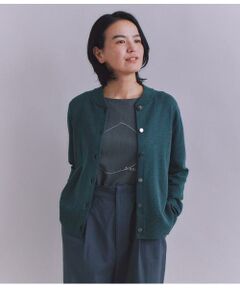 SIPULI / シプリ カーディガン・ボレロ | Organic Cotton Blend Plating ニットブルゾン