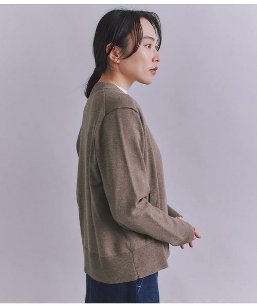 SIPULI / シプリ カーディガン・ボレロ | Organic Cotton Blend Plating ニットブルゾン | 詳細2