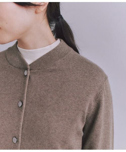 SIPULI / シプリ カーディガン・ボレロ | Organic Cotton Blend Plating ニットブルゾン | 詳細4