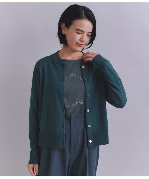 SIPULI / シプリ カーディガン・ボレロ | Organic Cotton Blend Plating ニットブルゾン | 詳細9