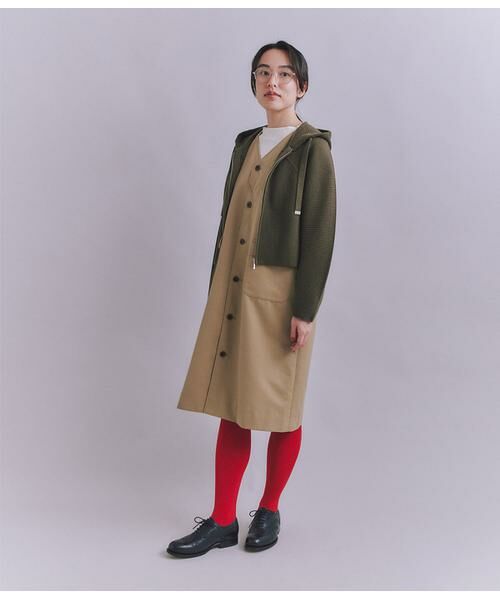 SIPULI / シプリ カーディガン・ボレロ | Garter & Half Cardigan Stitch フーディニット | 詳細12