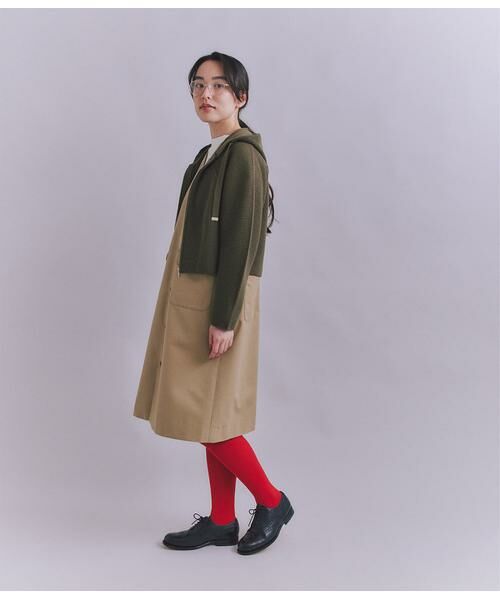 SIPULI / シプリ カーディガン・ボレロ | Garter & Half Cardigan Stitch フーディニット | 詳細13