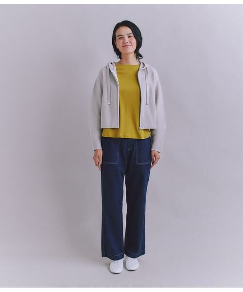 SIPULI / シプリ カーディガン・ボレロ | Garter & Half Cardigan Stitch フーディニット | 詳細7