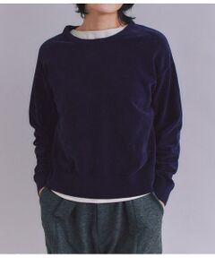 SIPULI / シプリ ニット・セーター | Creamy Cotton 玉ねぎ刺繍クルーネックニット