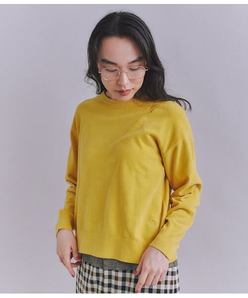 SIPULI / シプリ ニット・セーター | Creamy Cotton 玉ねぎ刺繍クルーネックニット | 詳細11