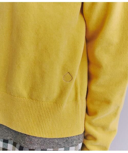 SIPULI / シプリ ニット・セーター | Creamy Cotton 玉ねぎ刺繍クルーネックニット | 詳細12