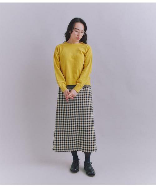 SIPULI / シプリ ニット・セーター | Creamy Cotton 玉ねぎ刺繍クルーネックニット | 詳細13