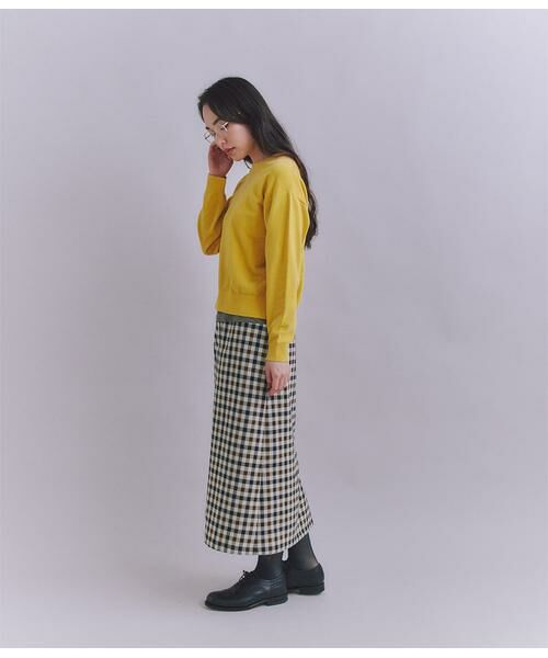 SIPULI / シプリ ニット・セーター | Creamy Cotton 玉ねぎ刺繍クルーネックニット | 詳細14