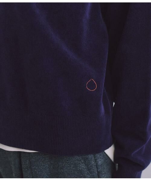 SIPULI / シプリ ニット・セーター | Creamy Cotton 玉ねぎ刺繍クルーネックニット | 詳細19