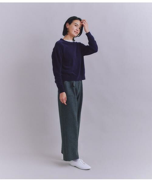 SIPULI / シプリ ニット・セーター | Creamy Cotton 玉ねぎ刺繍クルーネックニット | 詳細21