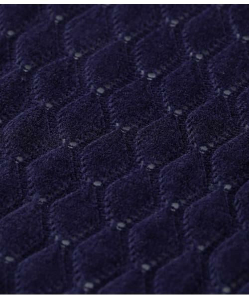 SIPULI / シプリ ニット・セーター | Creamy Cotton 木の葉柄ボトルネックニット | 詳細15