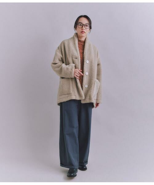 SIPULI / シプリ ニット・セーター | Creamy Cotton 木の葉柄ボトルネックニット | 詳細9