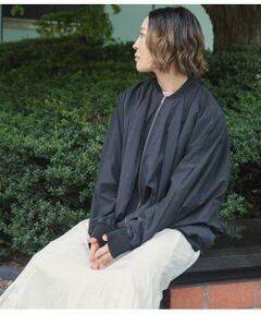 SIPULI / シプリ レザーブルゾン・ジャケット | High Density Twill ドルマンスリーブブルゾン