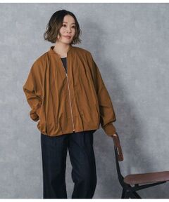 SIPULI / シプリ レザーブルゾン・ジャケット | High Density Twill ドルマンスリーブブルゾン