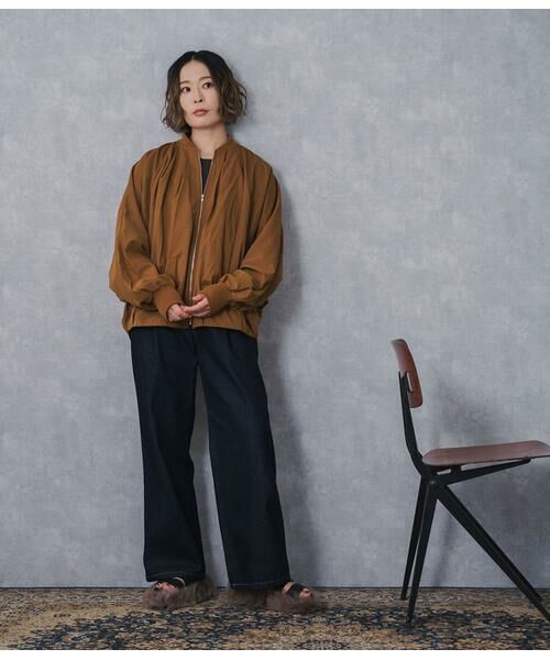 SIPULI / シプリ レザーブルゾン・ジャケット | High Density Twill ドルマンスリーブブルゾン | 詳細13