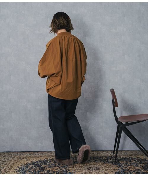 SIPULI / シプリ レザーブルゾン・ジャケット | High Density Twill ドルマンスリーブブルゾン | 詳細14