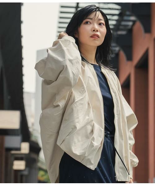 SIPULI / シプリ レザーブルゾン・ジャケット | High Density Twill ドルマンスリーブブルゾン | 詳細16