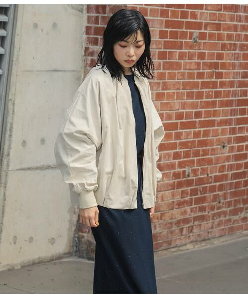 SIPULI / シプリ レザーブルゾン・ジャケット | High Density Twill ドルマンスリーブブルゾン | 詳細18